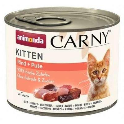 ANIMONDA Carny Kitten Beef with turkey - nat kattenvoer - 200g