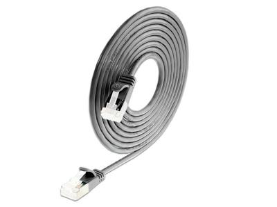 SLIM SL10549 CAT6A patchkabel U/FTP Ø 3.8mm zwart 2 m