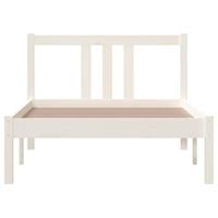 Bedframe massief hout wit 90x200 cm - thumbnail