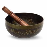 Handgemaakte Klankschaal - speciale afwerking (16 cm) - thumbnail