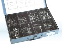 Dresselhaus slangklemmen assortiment sort.hose clamps. band+case stainless steel - thumbnail
