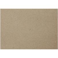 Creativ Company Recycled papier, a4, vel 210x297 mm, 100 gr, grijs bruin, 20 vel/ 1 doos - thumbnail
