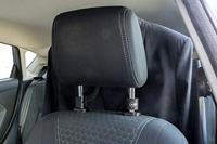 Dunlop Auto Kledinghanger voor Hoofdsteun 42,5x3x14,3cm Chroom/Zilver - thumbnail