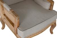 Armstoel Home ESPRIT Wit Natuurlijk Mangohout 72 x 80 x 95 cm - thumbnail