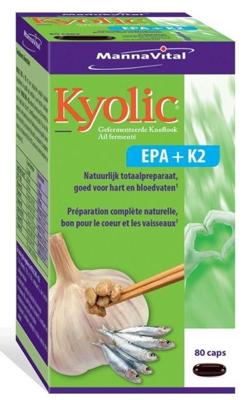 Mannavital Kyolic EPA & K2 80 Capsules