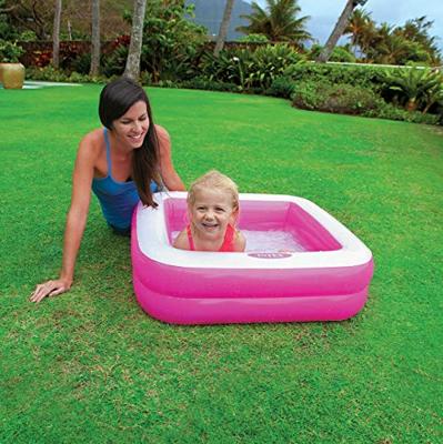 Intex babybadje 85x85x23 cm assorti + reparatiesetje - thumbnail