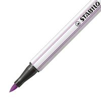Brushstift stabilo pen 68/60 pruimenpaars | 10 stuks - thumbnail