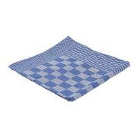Betra - Theedoek Blok Blauw 65x65cm - 6 stuks - thumbnail