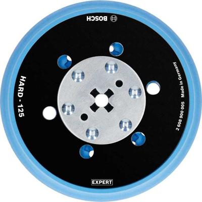 Bosch Accessories 2608900005 Expert Multihole (Expert met meerdere gaten) universele steunpad, 125 mm, hard Diameter 125 mm