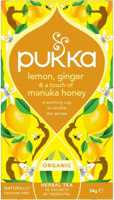 Pukka Lemon Ginger & Manuka Honey Thee