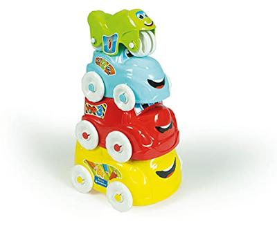 Clementoni stapeltoren voertuigen, 4dlg.