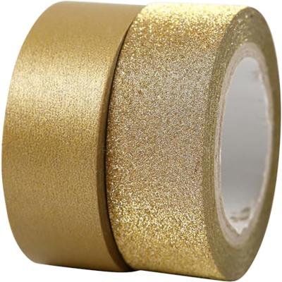 Vivi Gade tape goud/glitter 2 stuks Vivi Gade tape goud/glitter 2 stuks