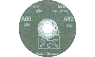 PFERD TOOLS 64190006 Combiclick korrel fiberschijf Ø 115 mm A 60 voor universele toepassingen Diameter 115 mm