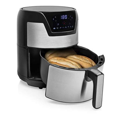Princess 01.182026.01.001 Airfryer 1500 W Oververhittingsbeveiliging, Timerfunctie, Met display Zwart/zilver