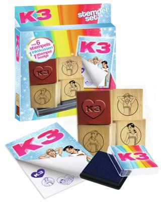 K3 stempelset - De nieuwe K3