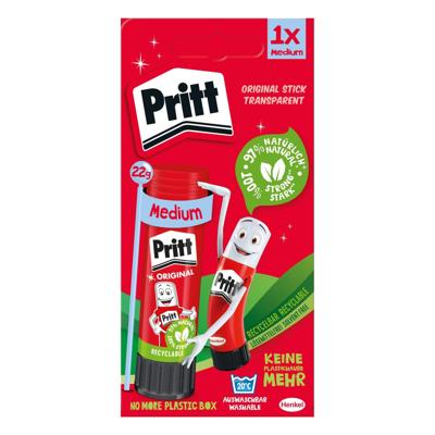 Lijmstift Pritt Stick Original 22gr op blister | 12 stuks Lijmstift Pritt Stick Original 22gr op blister | 12 stuks