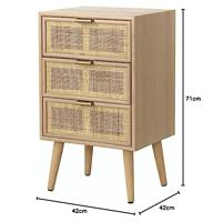 Calicosy - Ladekast met 3 laden Miya - H71 cm - thumbnail