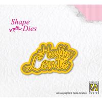 Nellie's Choice • shape die tekst hallo lente - thumbnail