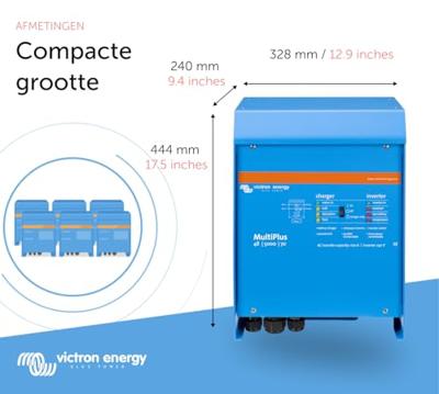 Victron Energy MultiPlus 48/5000/70-100 Netomvormer 5000 W 48 V/DC - 230 V/AC Geïntegreerde laadregelaar