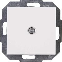 KOPP - Wisselschakelaar met Indicatielampje - Athenis HK07 - Inbouw - 1-voudig Enkel Schakelaar - Helder Glans Wit - thumbnail