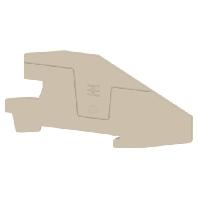 Weidmüller 2668960000 Afsluitplaat Beige 20 stuk(s) - thumbnail
