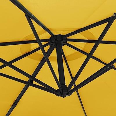 VidaXL Wandparasol 290 cm geel