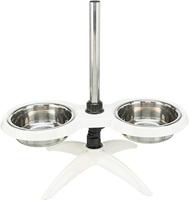 Trixie Houder Comed..Instelling, melamine/staal. 2 × 1,6 l/Ø 21,Bl - thumbnail
