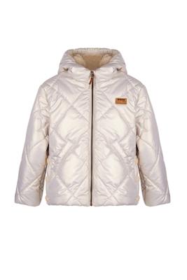 NoNo winter winterjas meisjes - beige - Button - kort, capuchon