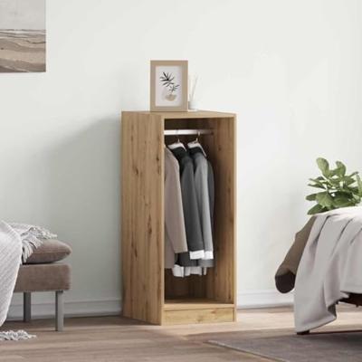 VidaXL Kledingkast met plank met opslag artisan eiken 41 x 48 x 102 cm