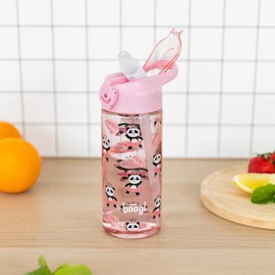 Baagl Panda Drinkfles 500ml met Rietje - thumbnail