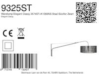 Steinhauer RVS leeslampGramineus met kap - 9325ST - thumbnail