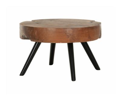 MUST Living Salontafel 'Disk' Teakhout, 60cm