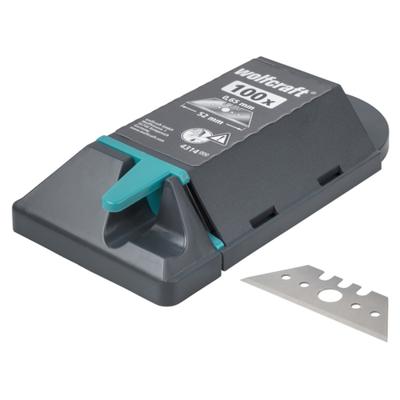 Wolfcraft Professionele trapeziummessen | 0,65 x 52mm | 100 stuks - 4314000
