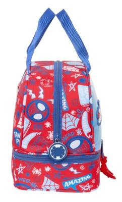 Lunchtrommel Spider-Man Rescue Blauw Rood 20 x 20 x 15 cm