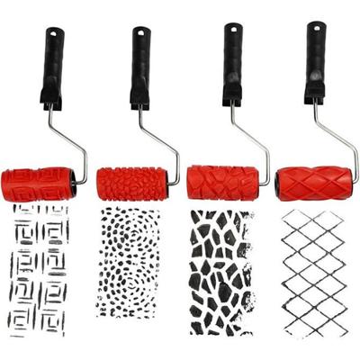 Creativ Company Patroonroller, b: 10 cm, 4 stuk/ 1 doos