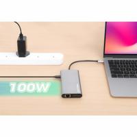 Manhattan USB-C PD 12-in-1-Dockingstation USB-C dockingstation Geschikt voor merk (dockingstation): Universeel Geïntegreerde kaartlezer, USB-C Power Delivery - thumbnail