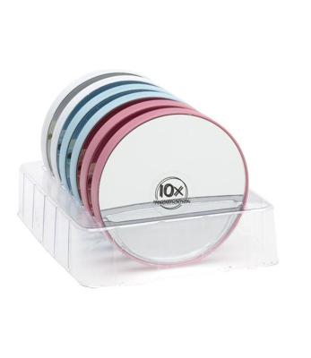 LSP Spiegels Badkamerspiegel met zuignap 10x vergrotend assorti