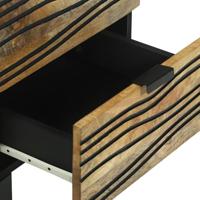 Nachtkastje 2 pcs Bruin 40 x 33 x 46 cm massief mangohout - thumbnail