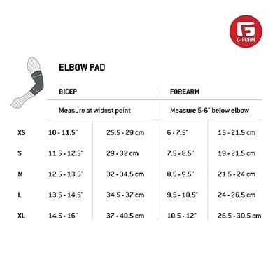 G-FORM elleboog protectie "pro rugged 2" elbow prot. pro rugged 2 m black