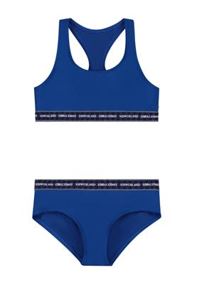 Shiwi Zomer bikini meisjes - oceaan blauw - Charlie - racerback set