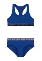 Shiwi Zomer bikini meisjes - oceaan blauw - Charlie - racerback set - thumbnail