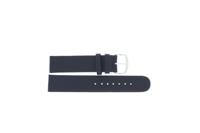 Horlogeband Universeel 62185-50-20 Leder Blauw 20mm - thumbnail