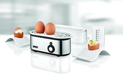 Unold Mini Eierkoker RVS, Zwart