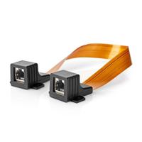 Nedis Nedis CAT5e Cable | UTP | RJ45 (8P8C) Female | RJ45 (8P8C) Female | 0.30 m | Flat | PVC | Orange | Box - CCGB85901BK03 - thumbnail