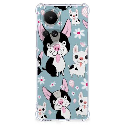 OPPO Reno10 | 10 Pro Case Anti-shock Hondjes OPPO Reno10 | 10 Pro Case Anti-shock Hondjes