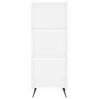 Schappenkast 34,5x32,5x90 cm bewerkt hout wit - thumbnail