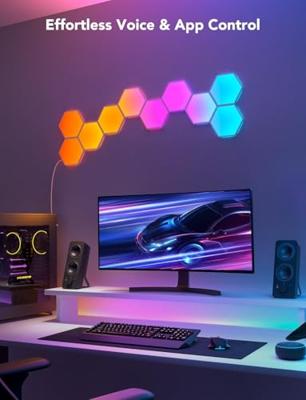 Govee Glide Hexa Light Panels Expansion Pack H1061002 LED-paneel uitbreidingsset LED Wit Govee Glide Hexa Light Panels Expansion Pack H1061002 LED-paneel uitbreidingsset LED Wit