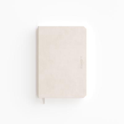 Notitieboek de KEMPEN Cotton Vanilla 110x160mm blanco 160 pagina&apos;s 90gr wit