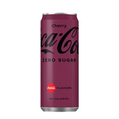 Coca-Cola zero cherry blik (24x 33cl)