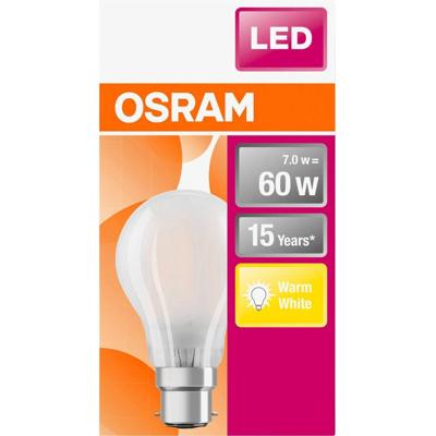 OSRAM HOMELIGHTING 4058075114913 LED-lamp Energielabel E (A - G) B22d Peer 6.5 W = 60 W Warmwit (Ø x l) 60.0 mm x 104.0 mm 1 stuk(s) OSRAM HOMELIGHTING 4058075114913 LED-lamp Energielabel E (A - G) B22d Peer 6.5 W = 60 W Warmwit (Ø x l) 60.0 mm x 104.0 mm 1 stuk(s)